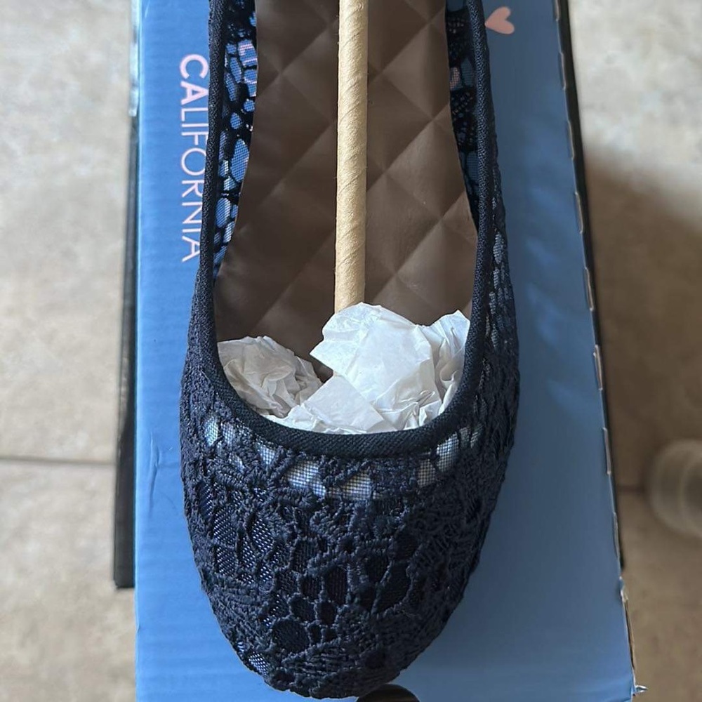 Blue flats